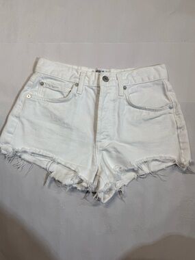 Agolde  White Jean mini  Shorts size 25